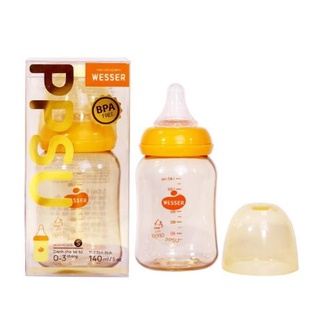 Bình sữa wesser cổ hẹp cao cấp ppsu mẫu mới 60ml/140ml/250ml