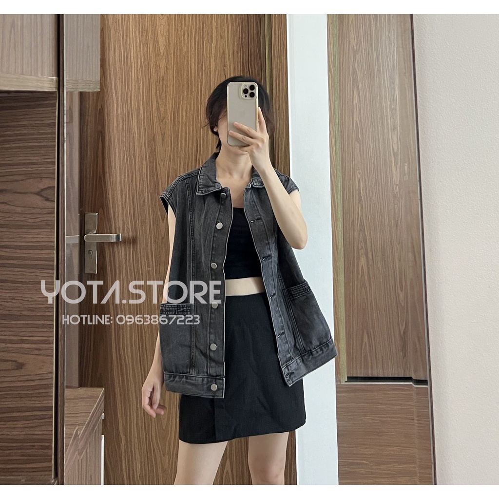 Áo khoác jeans gile - GL01