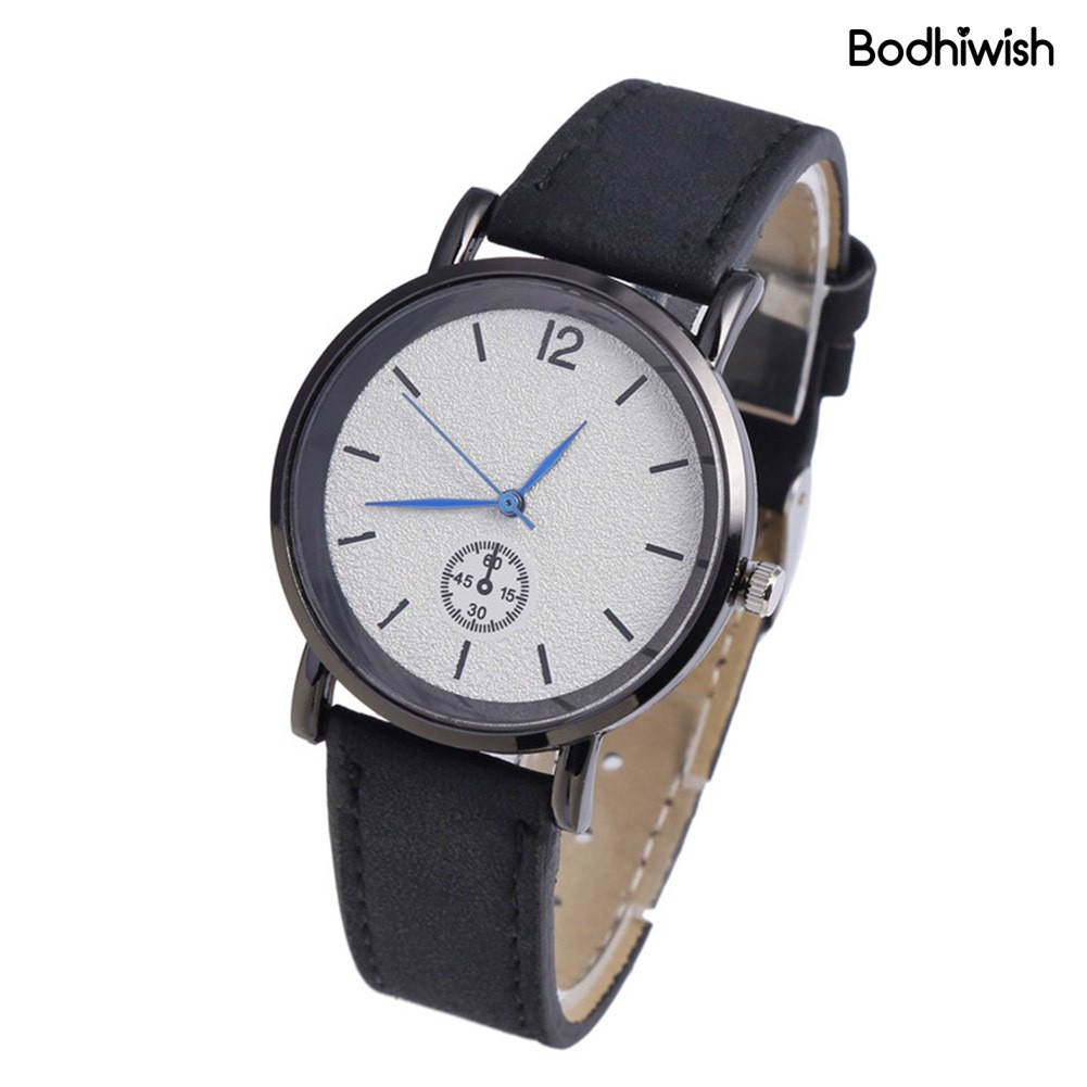 Đồng Hồ Đeo Tay Dây Da Thời Trang Cho Nam Và Nữ
