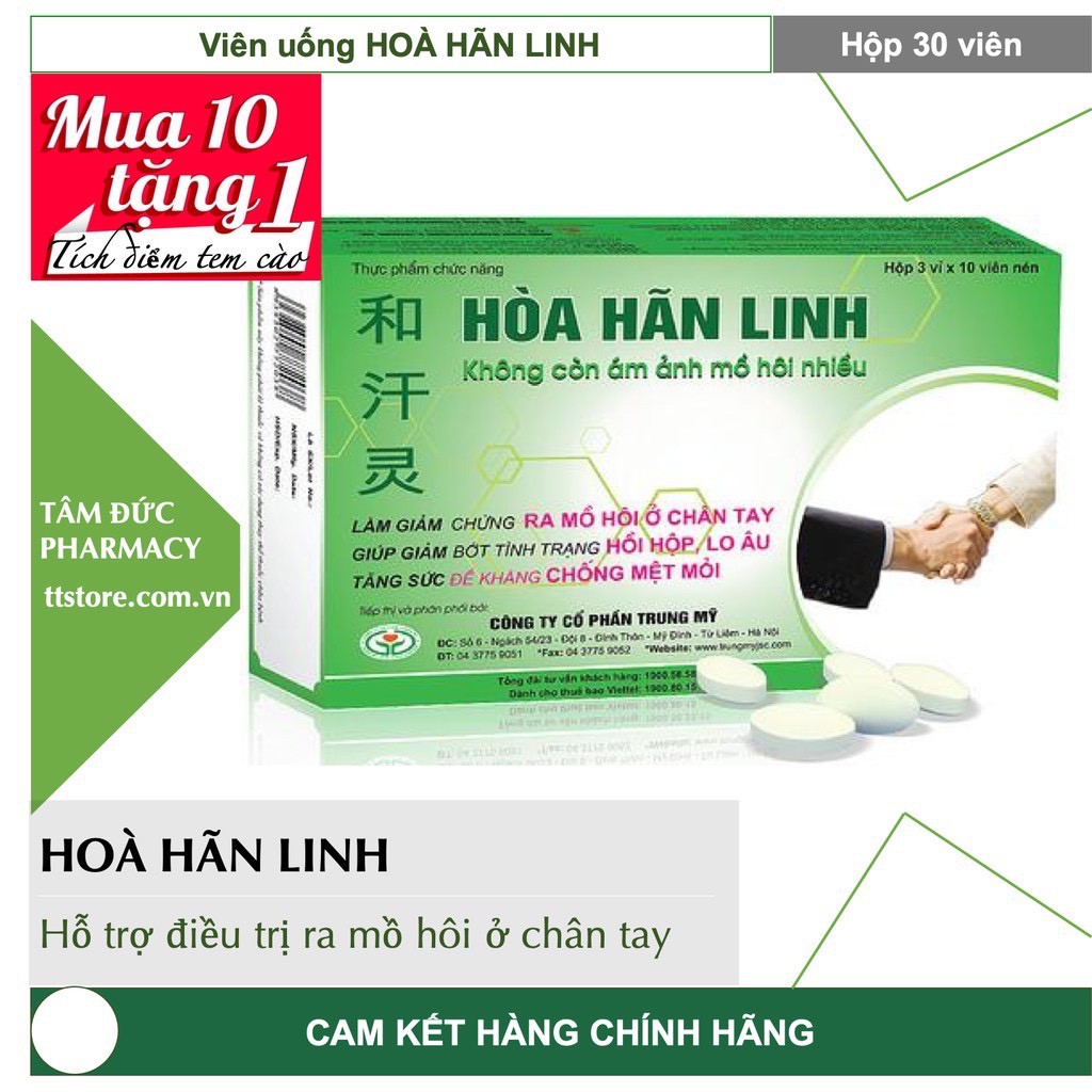 [TÍCH ĐIỂM] - HÒA HÃN LINH – GIẢI PHÁP “CỨU CÁNH” CHO BỆNH ĐỔ MỒ HÔI NHIỀU