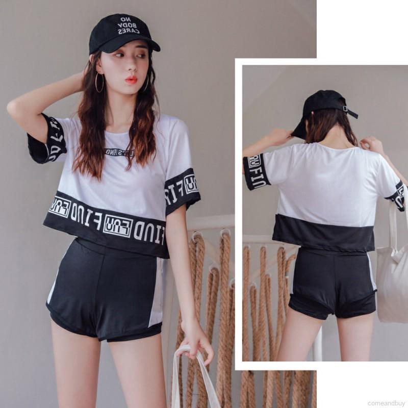 Bộ Đồ Bơi 3 Mảnh Tôn Dáng Che Bụng Phong Cách Hàn Quốc Thời Trang Cho Nữ | BigBuy360 - bigbuy360.vn