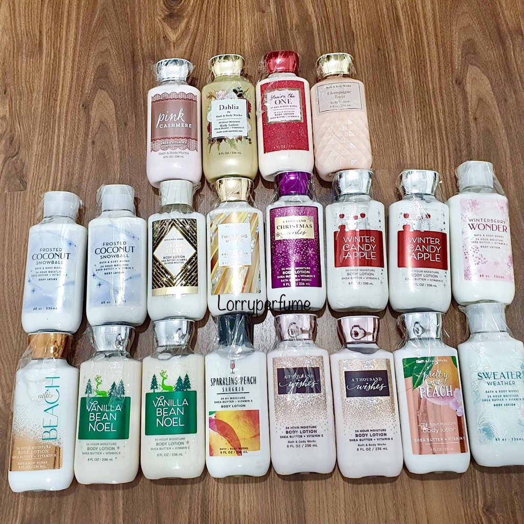 { Bill Mỹ ] Dưỡng thể lotion dòng bath & body works Bbw 236ml