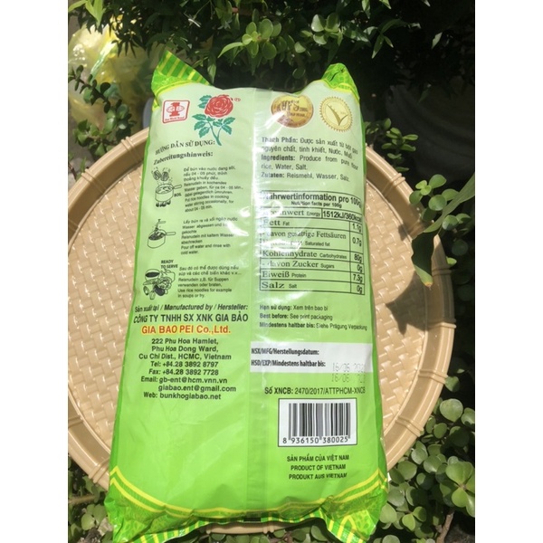 Bán/buôn sỉ 1kgBún gạo tươi dạng khô gói 500g loại 1