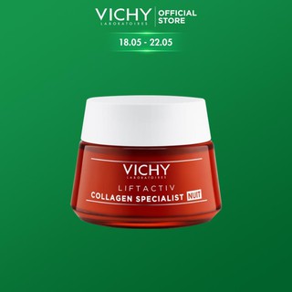 Kem dưỡng giúp sáng da, mờ thâm nám ban đêm Vichy LIFTACTIV COLLAGEN SPECIALIST NIGHT ZKM