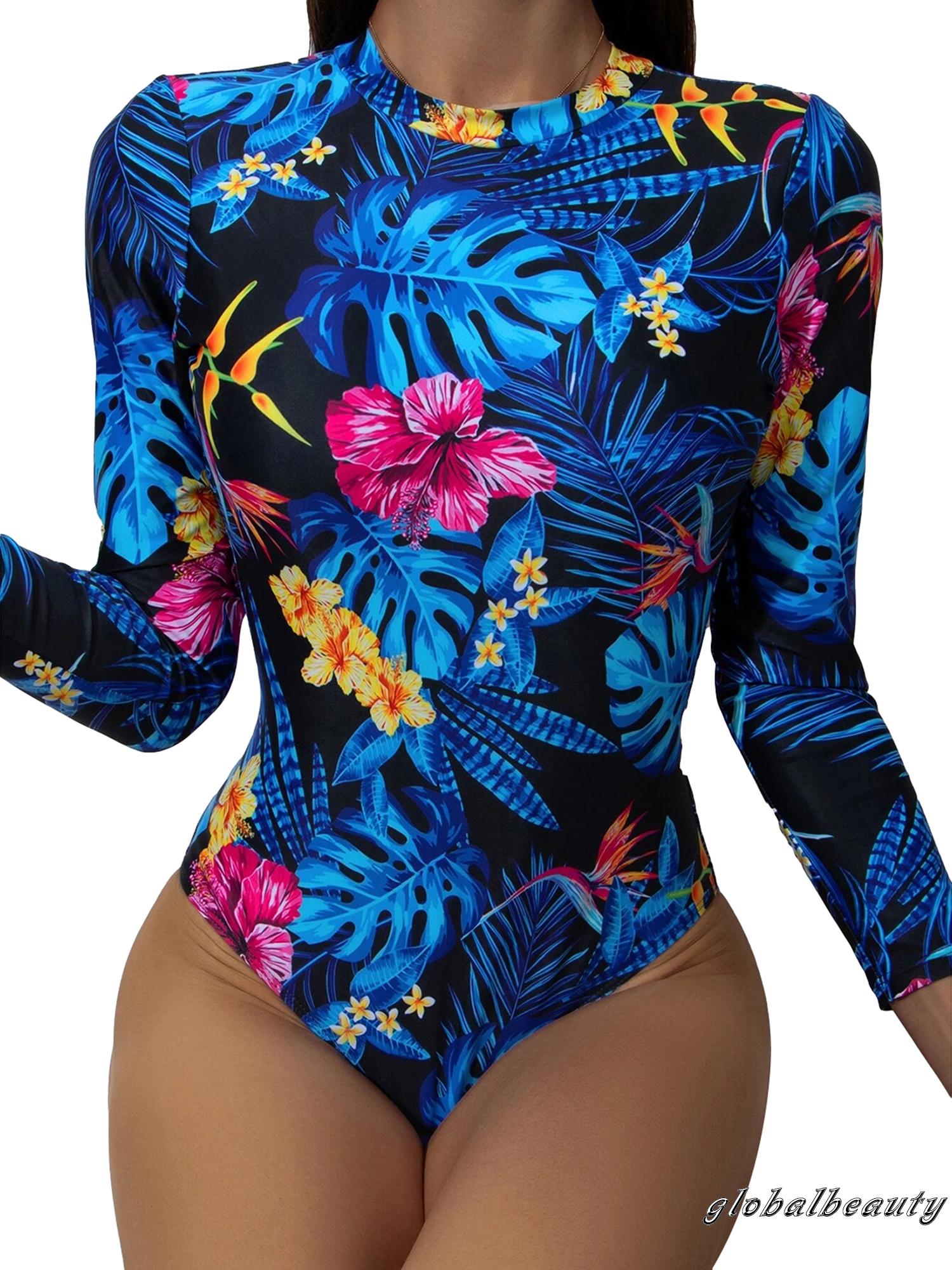 Đồ Bơi Một Mảnh In Hoa Hở Lưng Gợi Cảm Cho Nữ | BigBuy360 - bigbuy360.vn