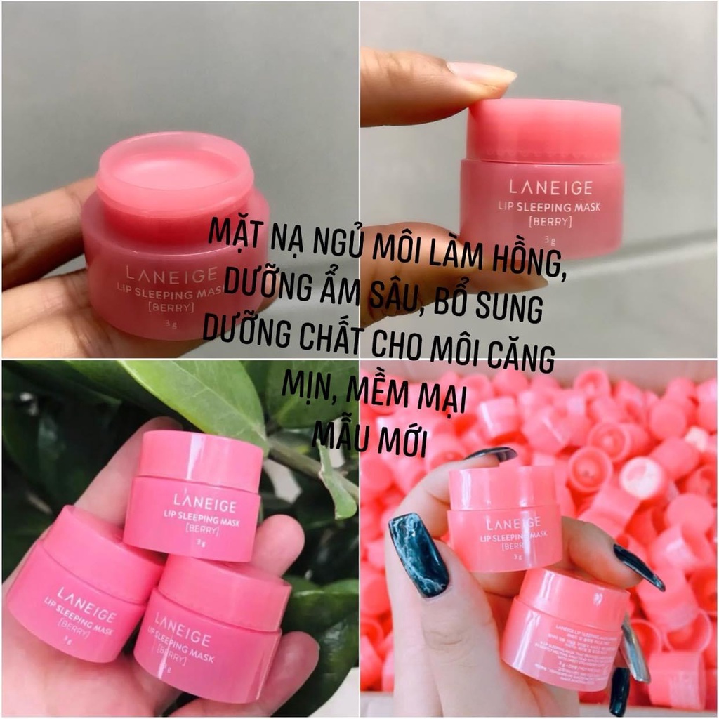 Mặt Nạ Ngủ Ủ Môi MỀM MỊN - hồng môi