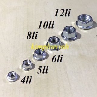 20 CÁI - ĐAI ỐC LÔNG ĐỀN - TÁN LÔNG ĐỀN - TÁN BÔNG