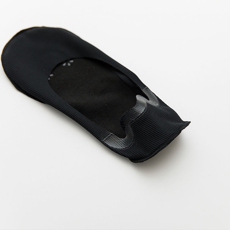 Vớ Thuyền cotton Lụa silicone Chống Trượt Miệng Nông Tàng Hình Thời Trang Xuân Hè Cho Nữ