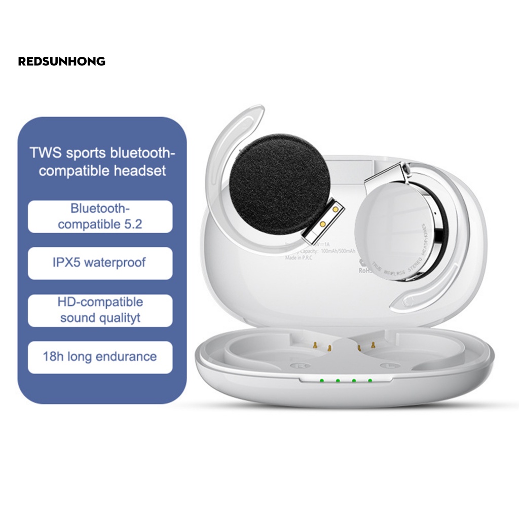 [RSH.z] Tai Nghe Bluetooth Âm Thanh Nổi Bass Giảm Tiếng Ồn ENC