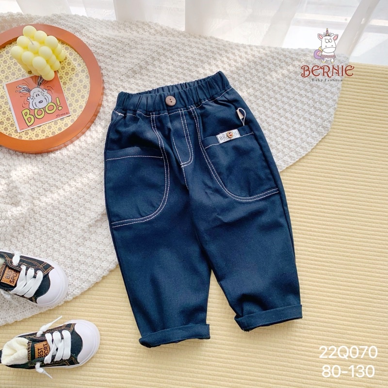 Quần bé trai Bernie line trần chỉ nổi cho bé từ 9-22kg-22Q070