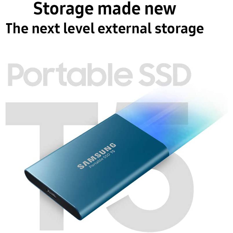 Ổ cứng di động SSD Samsung T5 500GB Màu Xanh