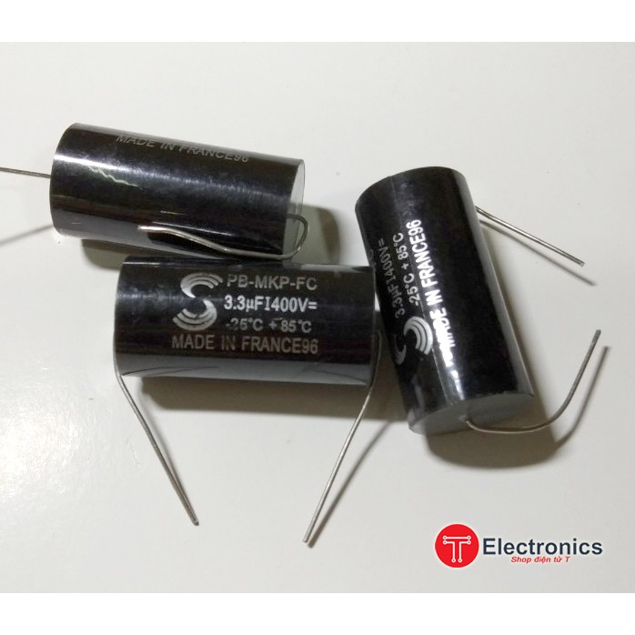 TỤ PHÂN TẦN LOA TREBLE 3,3MF 400V-BỘ 2 CÁI