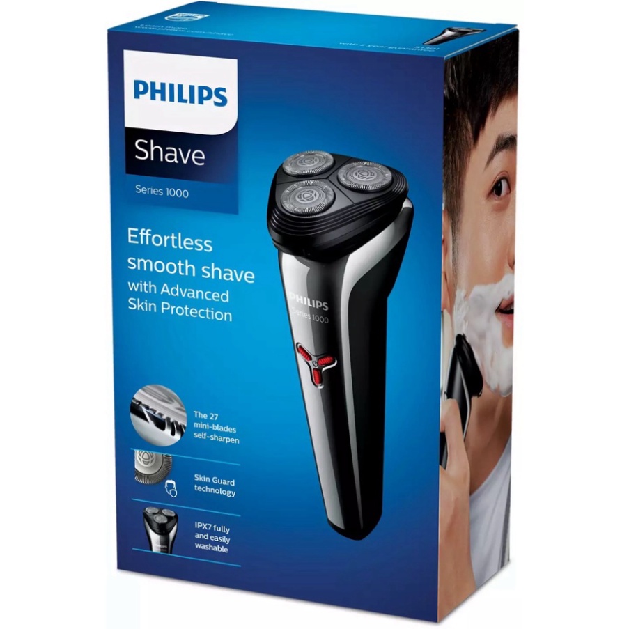 Máy cạo râu du lịch cầm tay Philips S1301/02 - Bảo Hành Chính Hãng 2 Năm