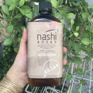 Dầu xả phục hồi tóc hư tổn Nashi Argan Conditioner 200ml "