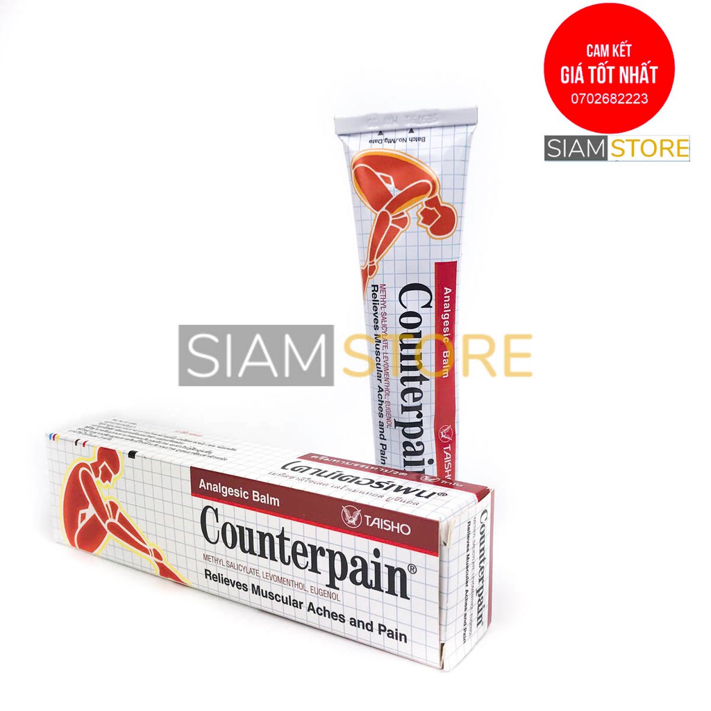 Bộ 12 tuýp cao xoa bóp Counterpain Thailand (Mỗi tuýp 60g)