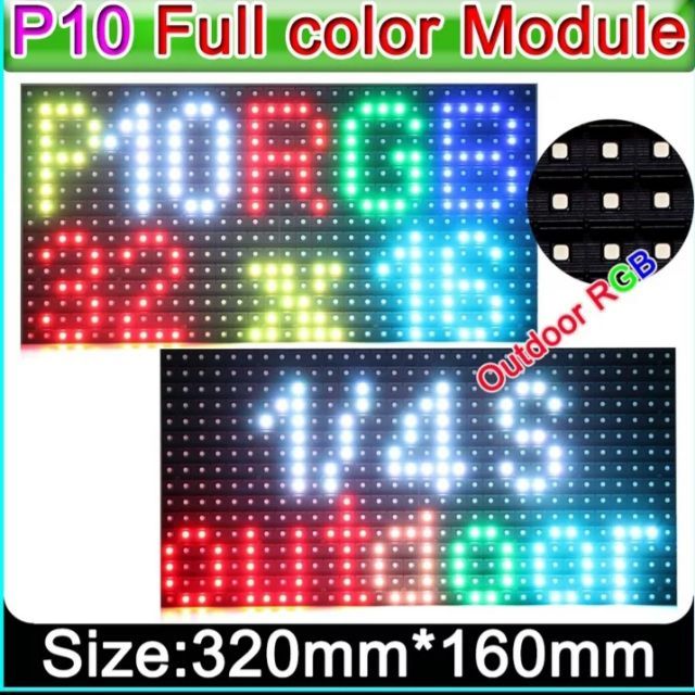 Module led P10 Full Ngoài trời (Outdoor)- Đủ phụ kiện