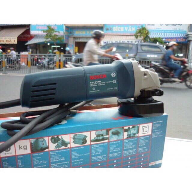 MÁY MÀI BOSCH GWS 6-100 (CÓ TỐC ĐỘ) TẶNG KÈM ĐÁ MÀI