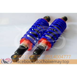 Cặp phuộc xe máy 1 lò xo  (các màu Xanh dương, đỏ, cam, vàng)