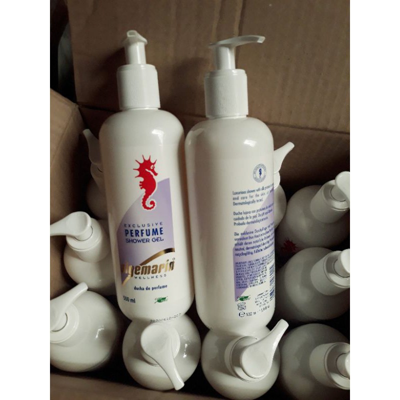 Sữa tắm cá ngựa  Algemarin dạng vòi 600 ml Hàng đức