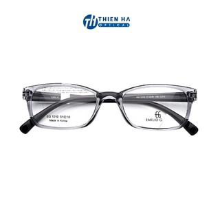  Gọng kính vuông THIÊN HÀ OPTICAL EG1010 chính hãng nhập khẩu HQ nhẹ,đàn hồi dẻo,hợp mặt nhỏ cận cao 