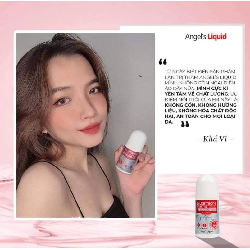 Lăn Khử Mùi 7Day Angel's Liquid Glutathione Fresh-up Whitening