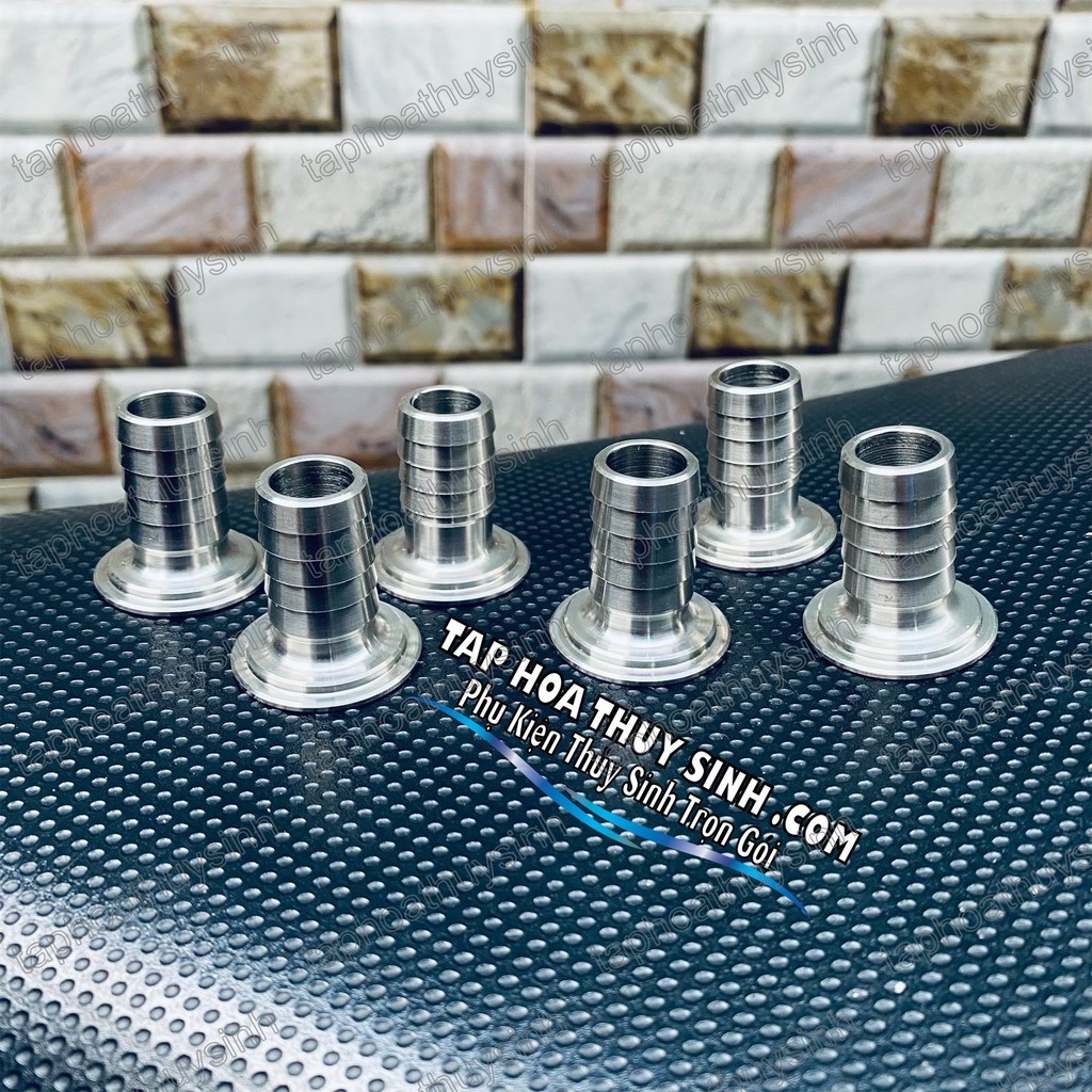 ĐẦU NỐI IN OUT INOX CHO BƠM MARINE DC PUPM 1500 và 2500 PHI 13-17-21MM