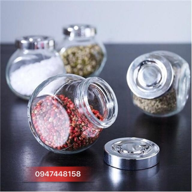 Hũ thuỷ tinh nghiêng 50ml