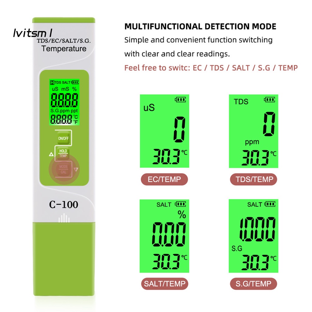 Máy Đo Độ Mặn Ec Tds Ec Dễ Đọc Cho Phòng Thí Nghiệm