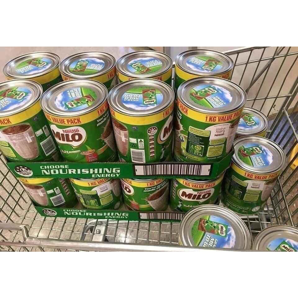 Sữa MILO ÚC 1KG Chính Hãng Nestlé Từ Australia