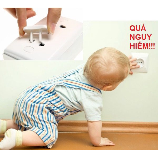 Combo 5 Nút Bịt Ổ Điện An Toàn Cho Bé
