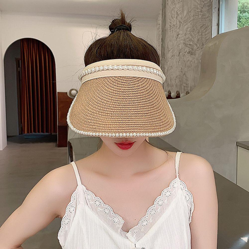 NICKOLAS Mũ Lưỡi Trai Chống Nắng Đi Biển Mùa Hè Thoáng Khí Có Thể Điều Chỉnh Cho Nữ