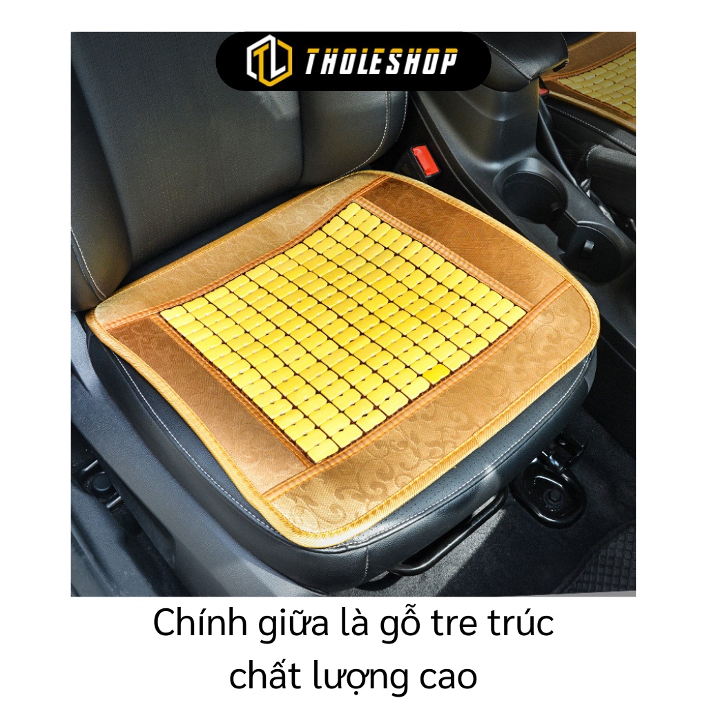 Đệm Ghế Xe Hơi - Lót Ghế Trúc Cho Ô Tô, Văn Phòng Lưu Thông Máu, Chống Ê Mỏi 9417
