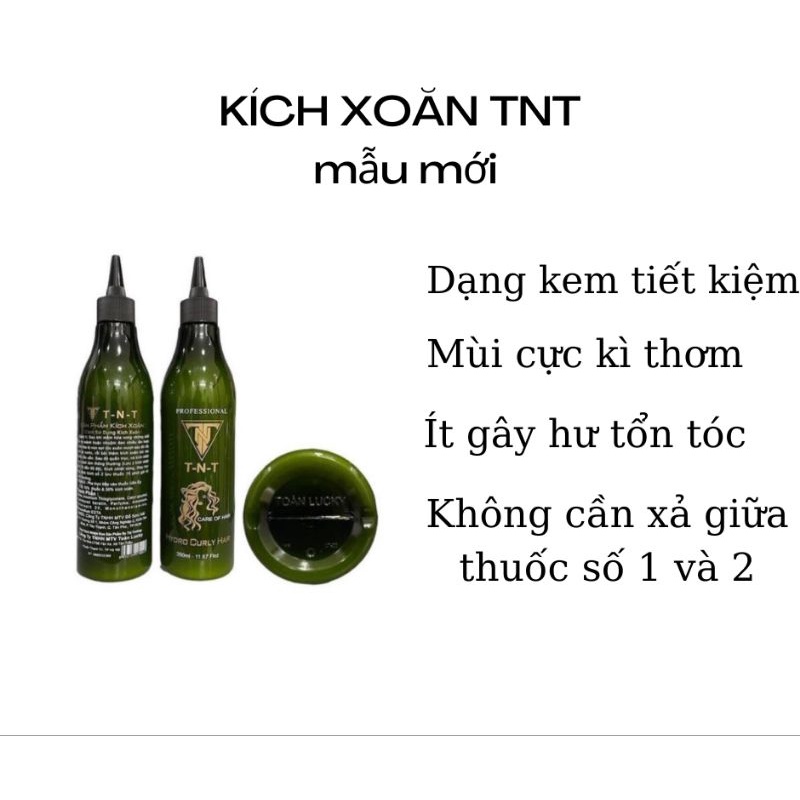 Chai Kích Xoăn Tóc TNT new dung tích 350ml, kích xoăn hỗ trợ cho uốn tóc dành cho salon