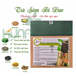 Trà sâm bí đao 30 túi lọc/ 10 set nấu