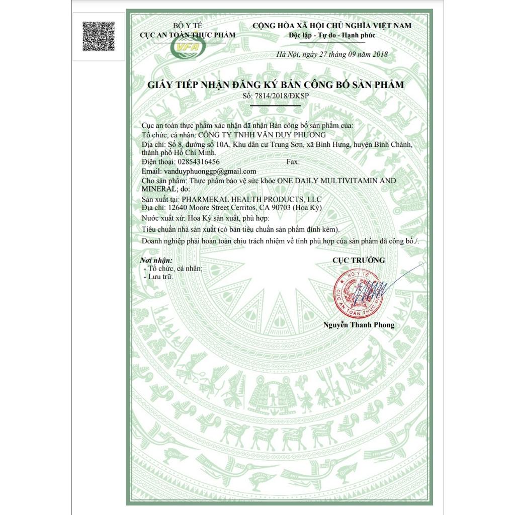 Viên Uống One A Day Women's 50+ Multivitamin 300 Viên