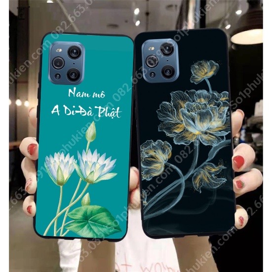 Ốp lưng Oppo Find X3 / X3 pro ép kính nano chống bể hình cá koi, thư pháp nhiều mẫu đẹp