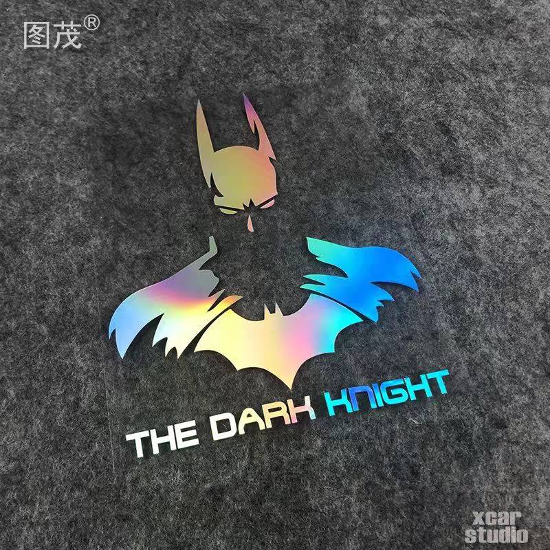 Miếng Dán Phản Quang Chống Nước Hình batman Cho Nắp Bình Xăng Xe Máy