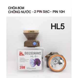 Đèn pin đội đầu led siêu sáng chiếu xa ( 2 pin dung lượng cao ) HL5 – chống nước