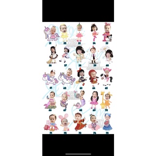 Chibi trang trí sinh nhật cho bé trai, bé gái, hình 18-20cm