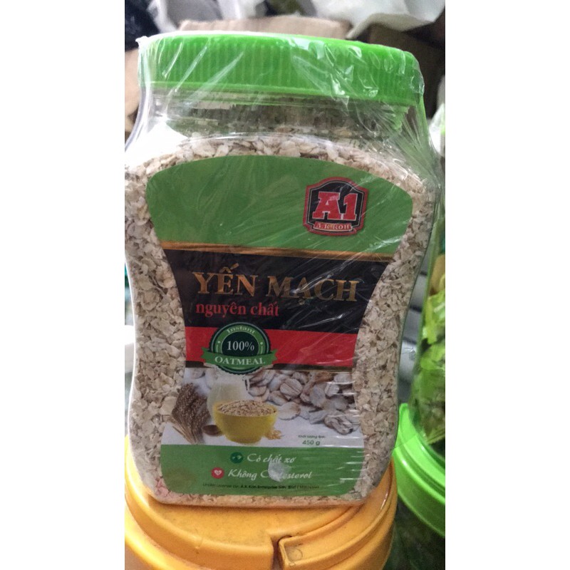 Yến mạch nguyên chất 100%, không cholesterol Oatmeal A1 A K Koh 450g