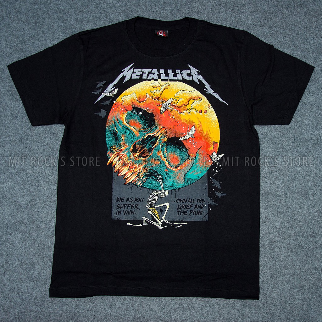 Áo Metallica - Rock band tee - Áo Rock - Size S, M, L, XL, XXL - Áo Thái Lan