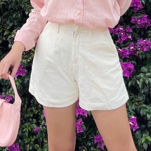 Quần short trắng năng động white short Maxy Workshop