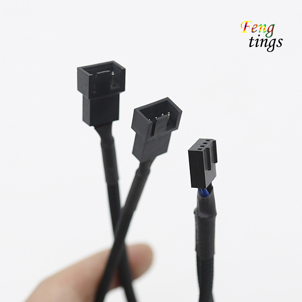 Dây Cáp Chia Nguồn 27cm 4pin Pwm Dành Cho Quạt Cpu Máy Tính