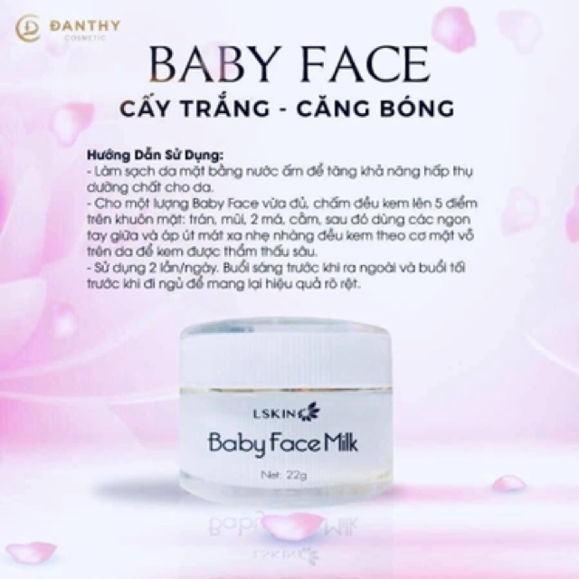 Baby face milk hàng chính hãng