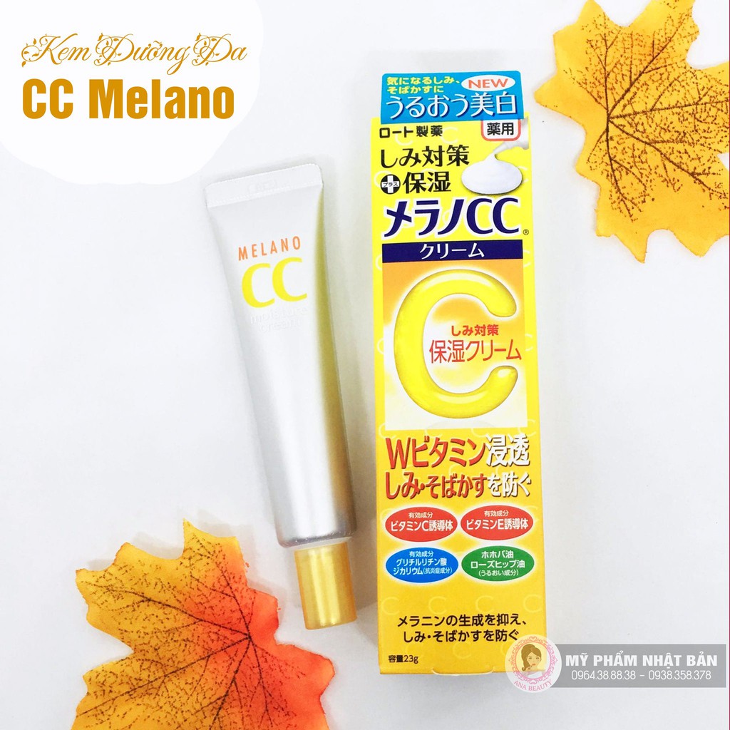 KEM DƯỠNG MELANO CC MOISTURE CREAM