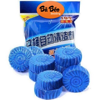 Combo 10 Viên thả bồn cầu màu xanh, tẩy sạch vết bẩn, diệt vi khuẩn, khử trùng, khử mùi nhà vệ sinh, sử dụng an toàn và