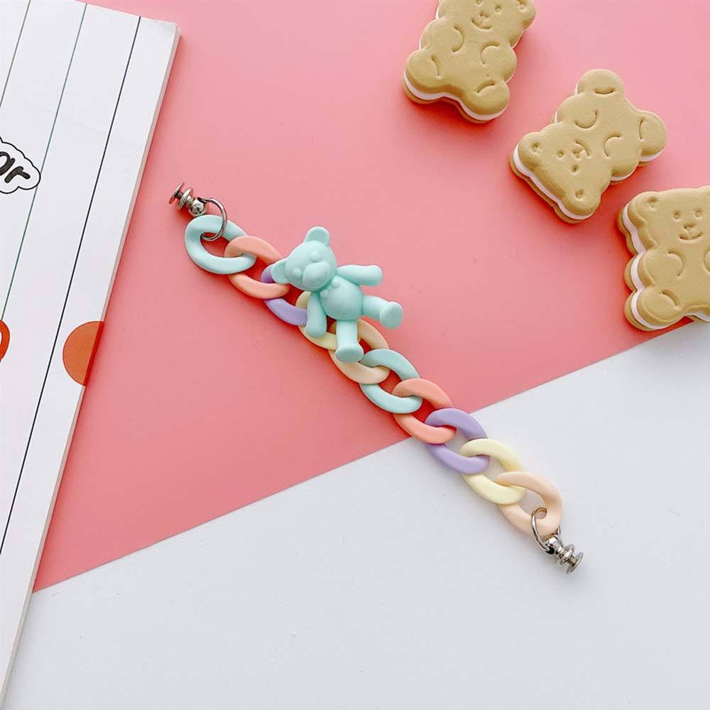 Phụ kiện dây xích acrylic chống mất điện thoại DIY cho nữ