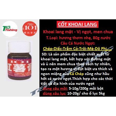 Hương liệu pha chế mồi câu 101 Đài Loan