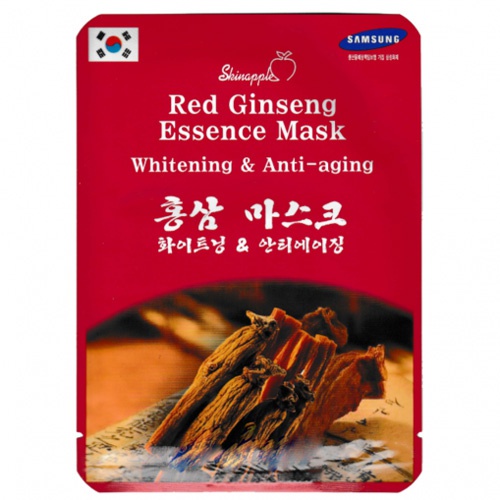 Set 10 chiếc mặt nạ dưỡng trắng da, giảm nếp nhăn hồng sâm Hàn Quốc Red Ginseng Essence Mask