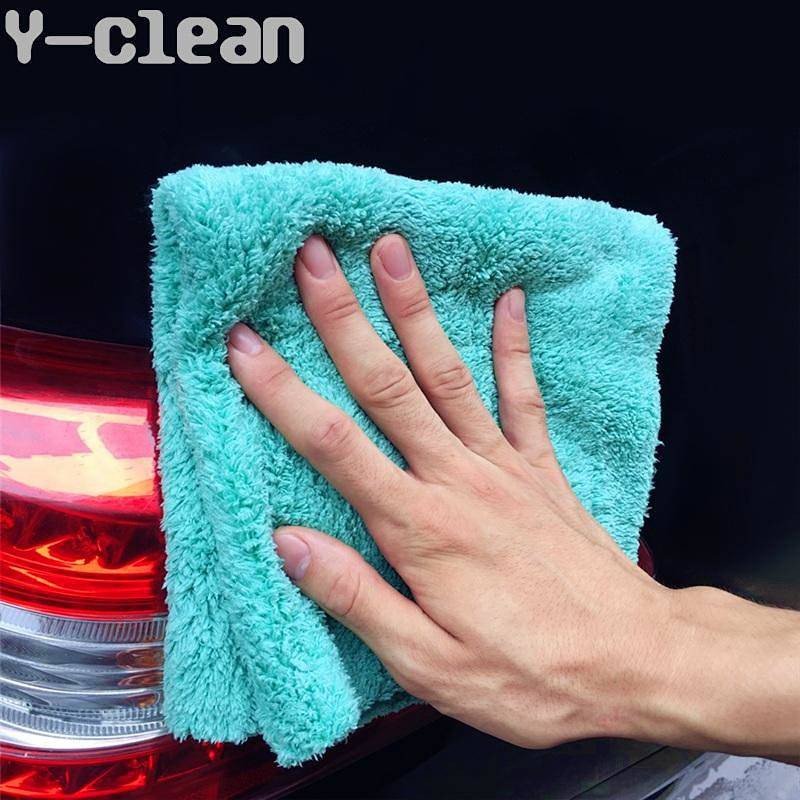  60*40 Ultrasonic Trimming Car Cleaning Cloth Microfiber Coral Velvet Brimless Towel Car Dirt Towel Car steering wheel cute cartoon leather all season general Automobile curtain and sunshade data line Car charger